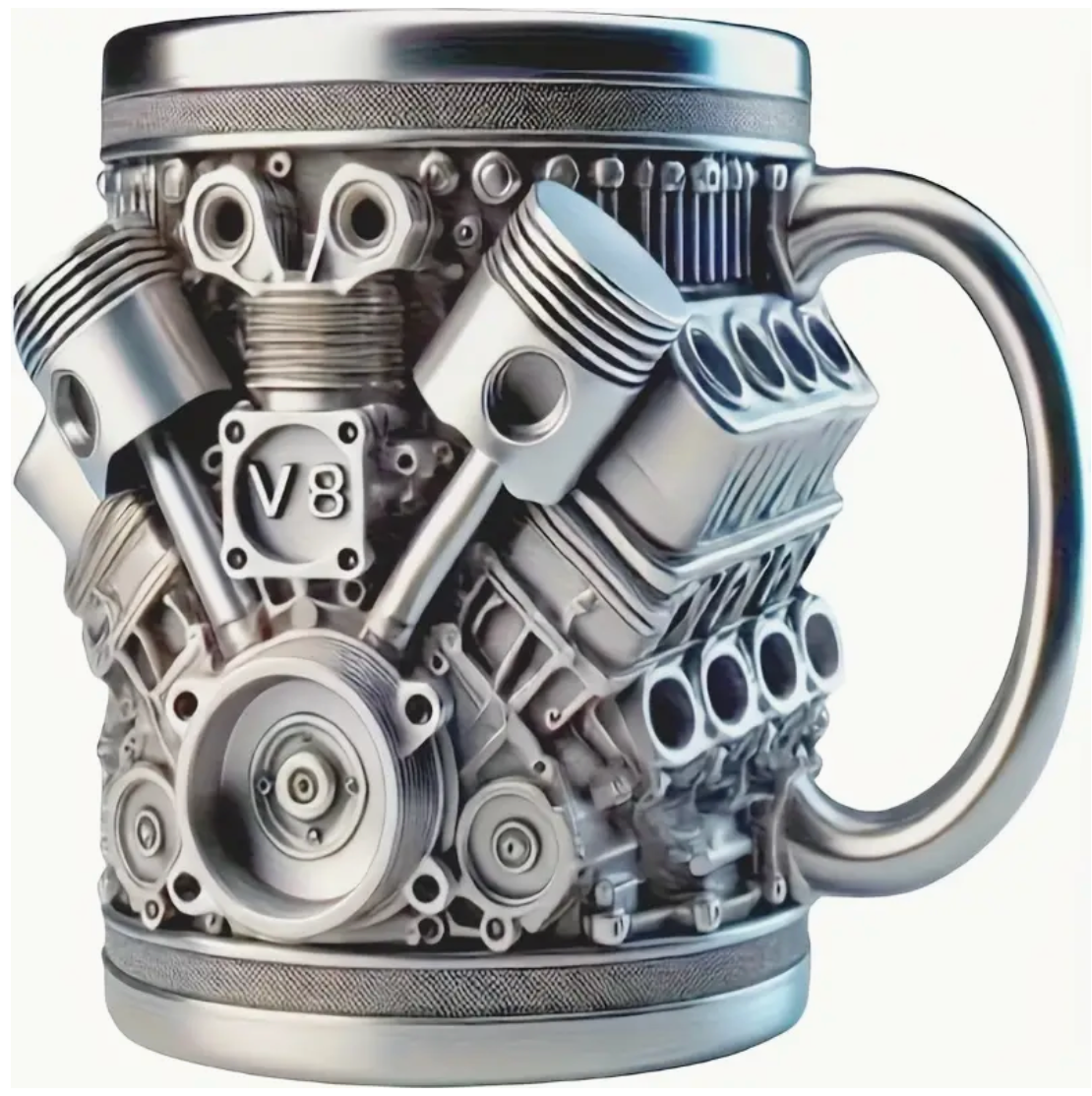 GearMug™ – Die V8-Motor-Tasse für echte Maschinenliebhaber