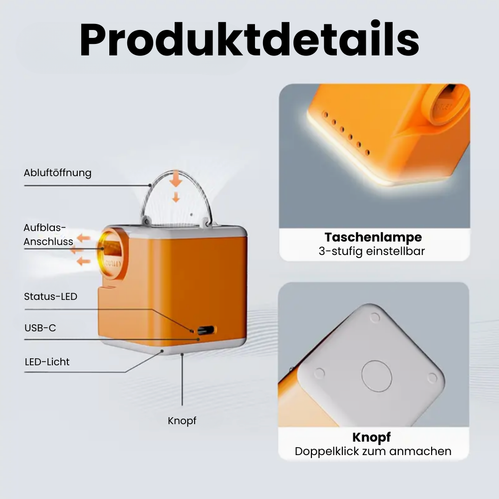 NaredosPump™ - Die kleinste Luftpumpe der Welt